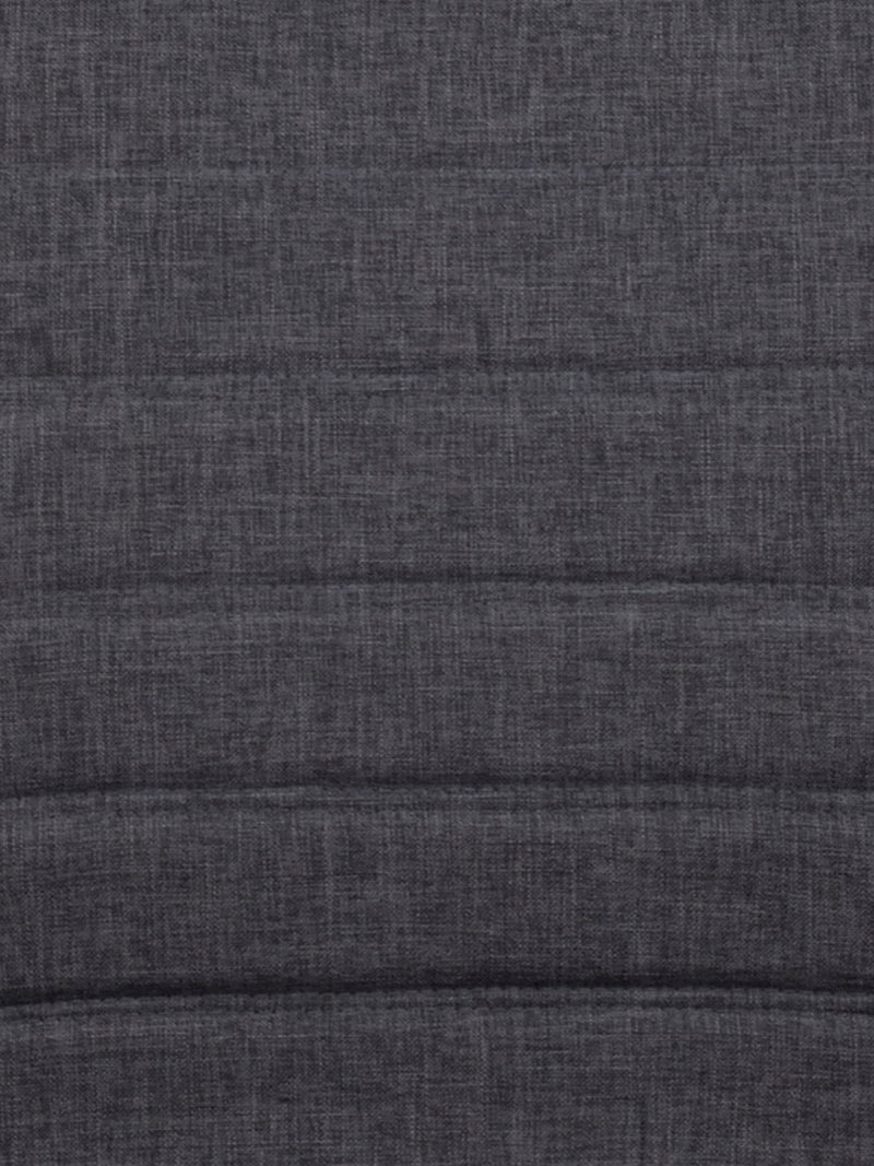 Gracy stol tyg mörkgrå/svartbetsad ek 2-pack