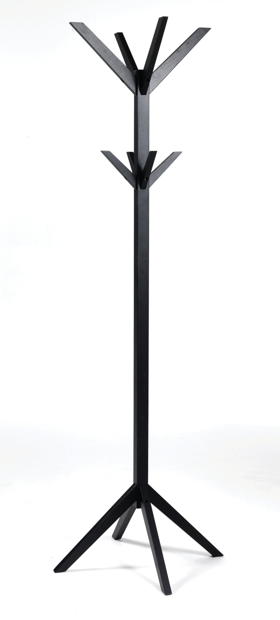 Confetti klädhängare golv svartbetsad ek