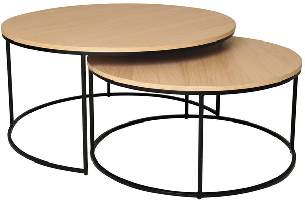 Muran satsbord vitpigmenterad ek/svart