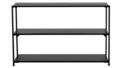 Main konsolbord svart plåt 120x30 cm