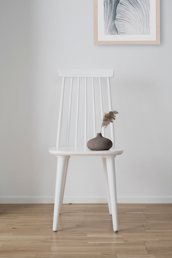 Lotta pinnstol vit 4-pack