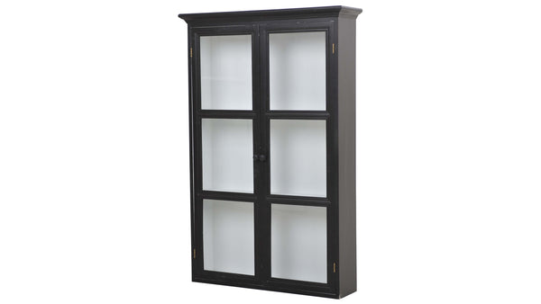 Bristol väggskåp antiksvart/vit