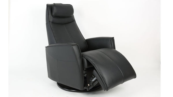 Loft reclinerfåtölj svart el