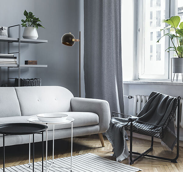 Bow golvlampa 1-arm svart