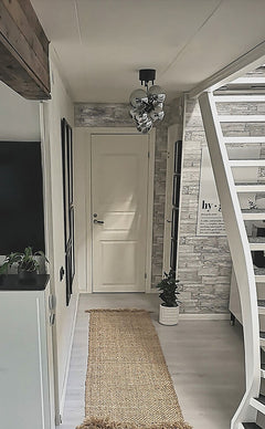Molekyl plafond svart/rök
