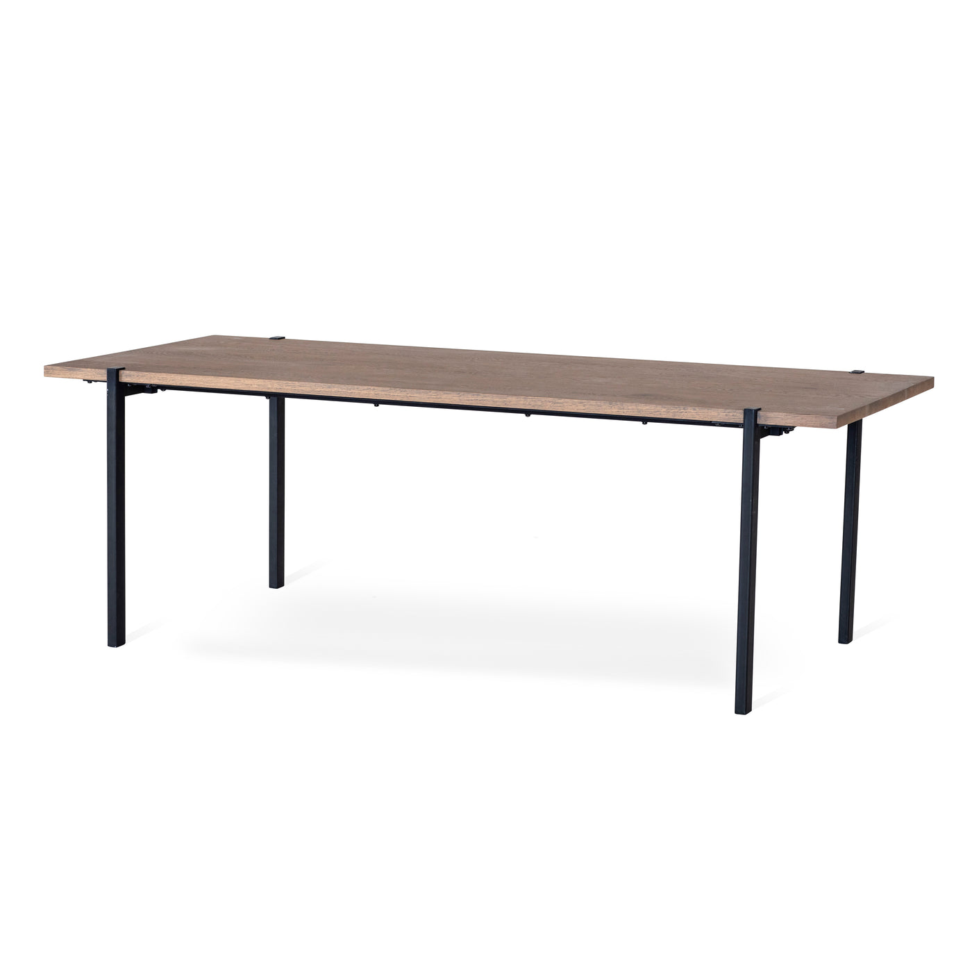 Aki matbord 220x95 cm gråbetsad ek