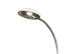 Hero golvlampa vit/krom