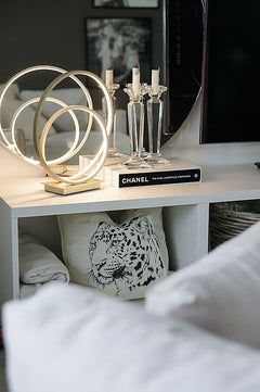 Loop bordlampa champagne