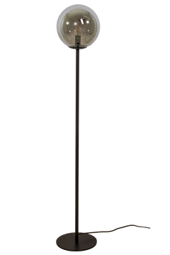 Molekyl golvlampa svart/rök