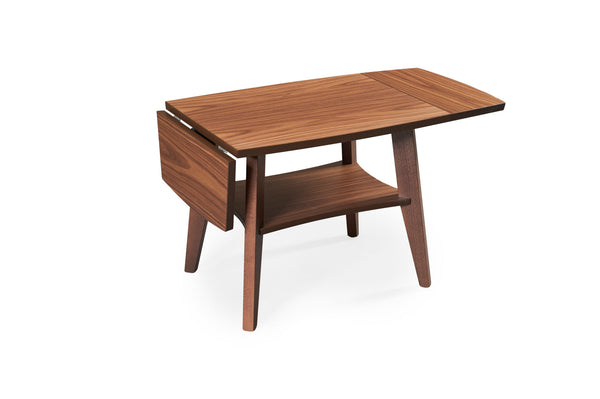 Birdie klaffbord valnöt 60x50 (100x50) cm