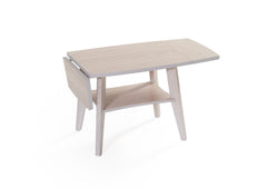Birdie klaffbord vitpigmenterad ek 60x50 (100x50) cm