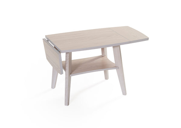 Birdie klaffbord vitpigmenterad ek 60x50 (100x50) cm