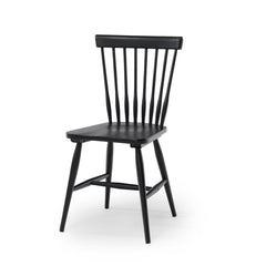 Birka stol svartlack 2-pack