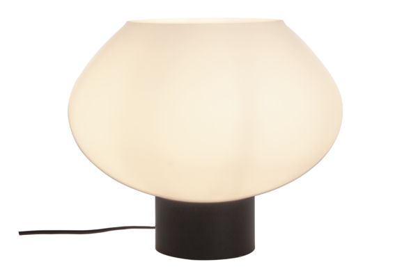 Bell bordlampa stor svart/vit