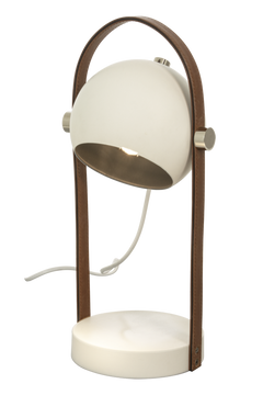 Bow bordlampa vit