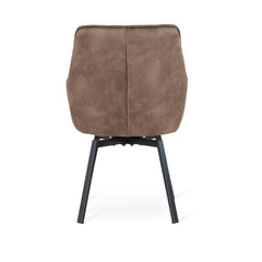 Carro stol med snurr, MF Nilla brun 2-pack