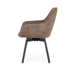 Carro stol med snurr, MF Nilla brun 2-pack