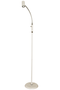 Gusto golvlampa vit/krom