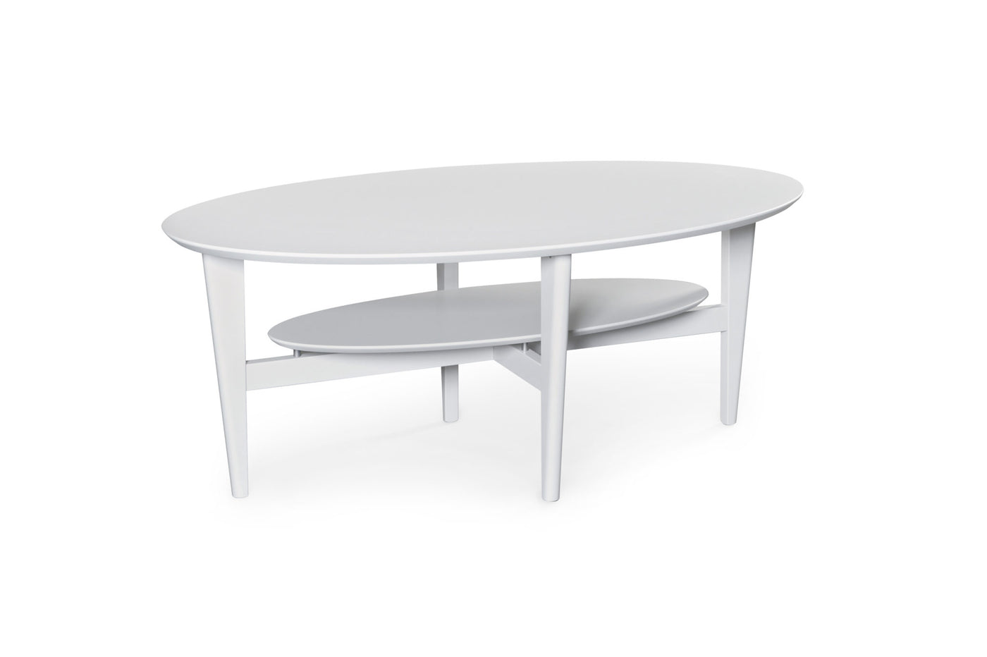 Distans soffbord vitlack 120x70 cm