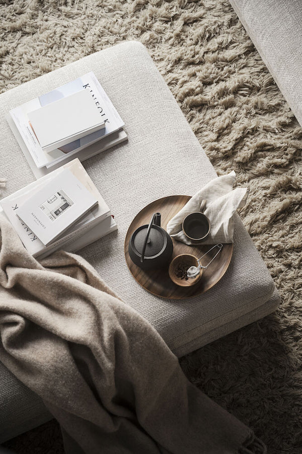 Duncan soff-modul fotpall ljusgrått tyg