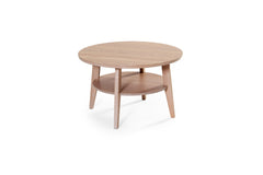 Eagle soffbord vitpigmenterad ek ∅80 cm