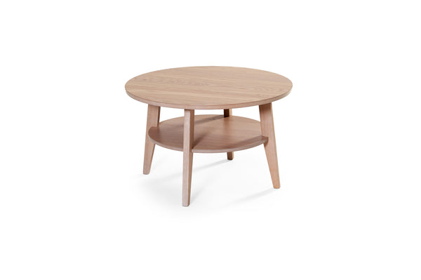 Eagle soffbord vitpigmenterad ek ∅80 cm