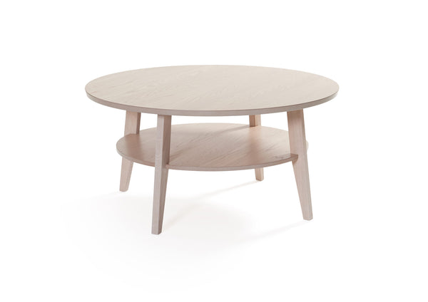 Eagle soffbord vitpigmenterad ek ∅100 cm