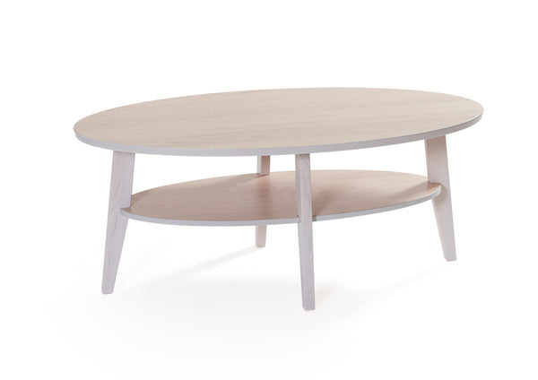 Eagle soffbord vitpigmenterad ek 120x70 cm