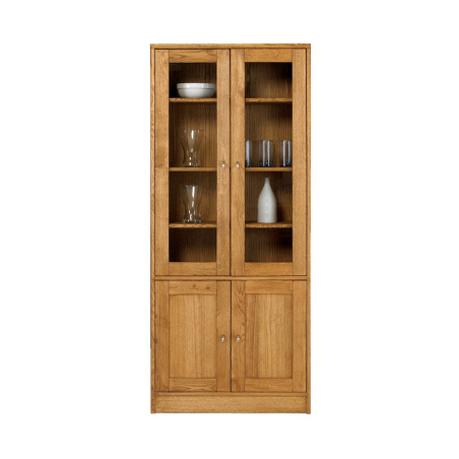 Ekliden E7 bred vitrin med glasdörrar