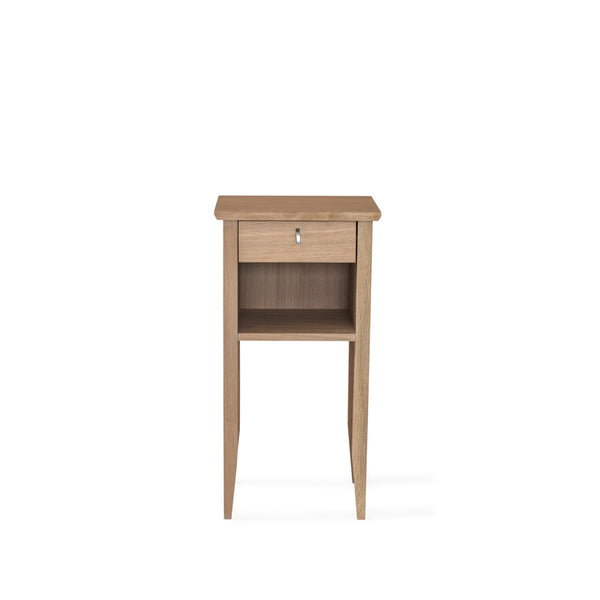 Ekliden sängbord med låda oljad ek