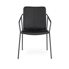 Evo stol svart PU 2-pack