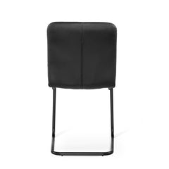 Frank stol Stella svart 2-pack