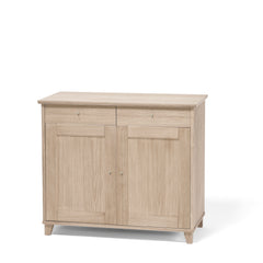 Ekliden sideboard 2 dörrar vitoljad ek