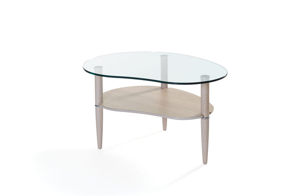 Glasgow soffbord vitpigmenterad ek 100/80 cm