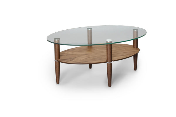 Glasgow soffbord rökt ek 109x69 cm