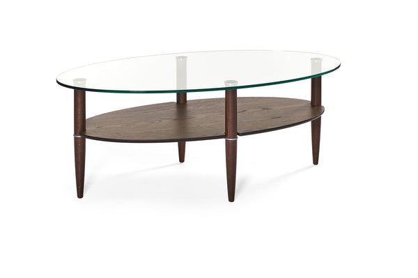 Glasgow soffbord rökt ek 139x79 cm