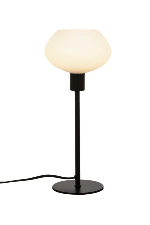 Bell bordlampa hög svart/vit