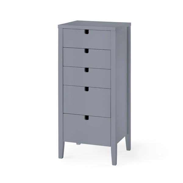 Klinte byrå 5 lådor grålack