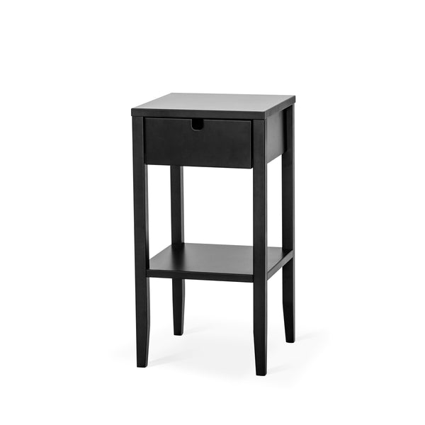 Klinte sängbord svartlack