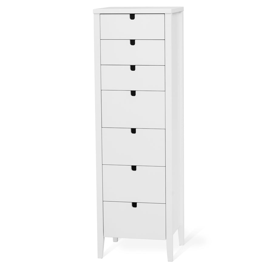 Klinte byrå 7 lådor vitlack