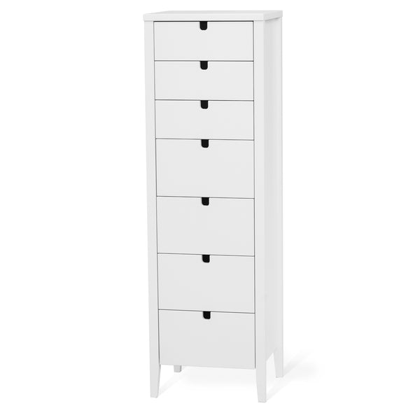 Klinte byrå 7 lådor vitlack