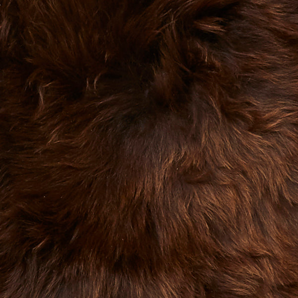 Gently fårskinn brun