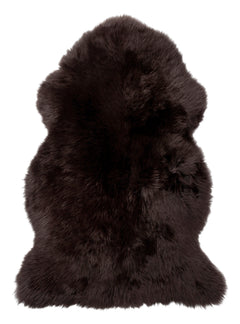 Gently fårskinn mörkbrun