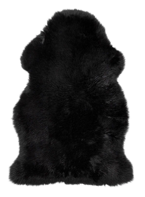 Gently fårskinn svart