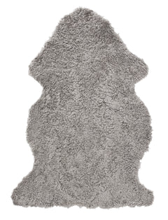Curly fårskinn grå