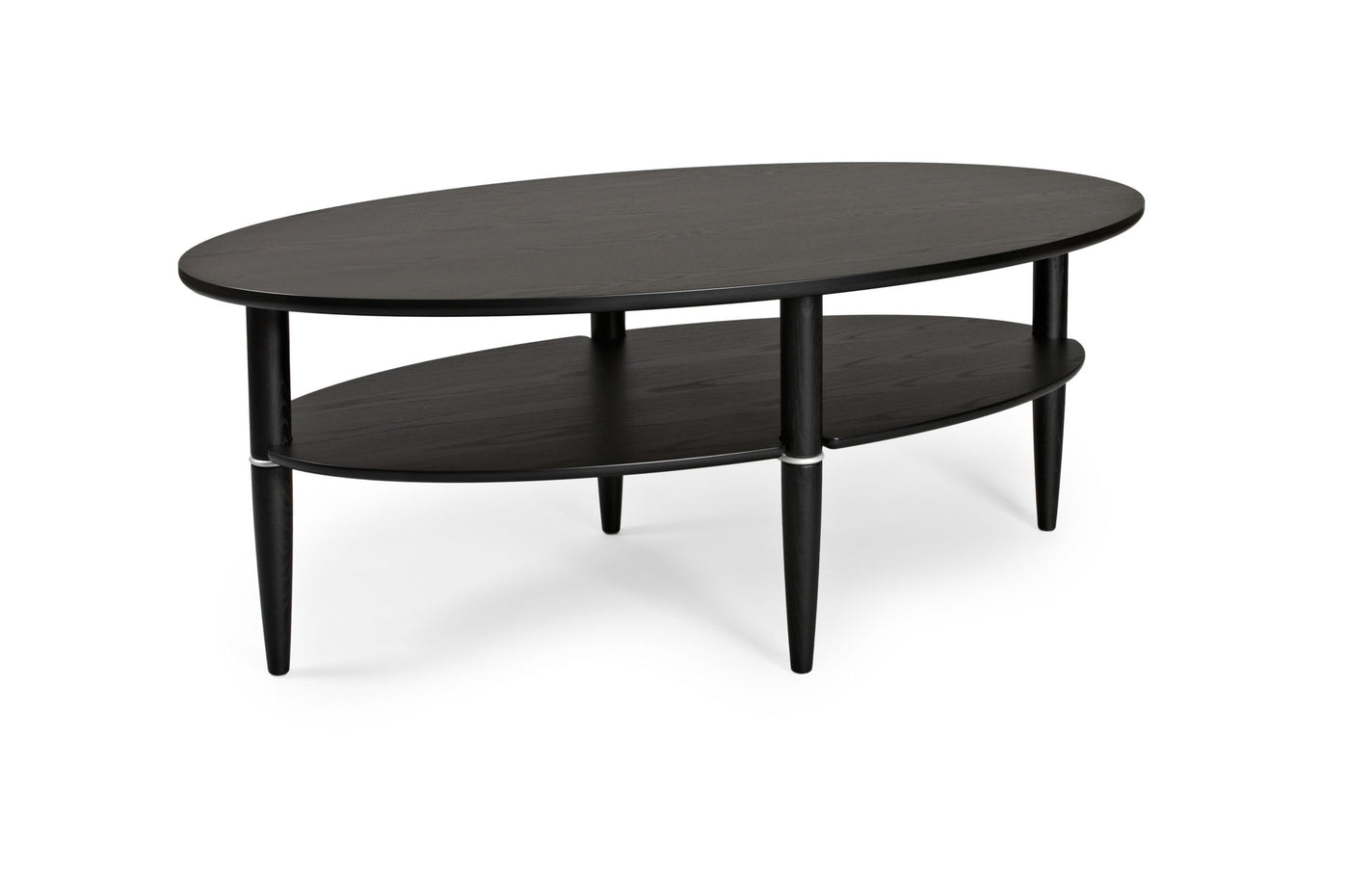 Madrid soffbord svartbetsad ek 140x80 cm
