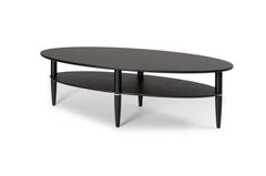 Madrid soffbord svartbetsad ek 160x70 cm