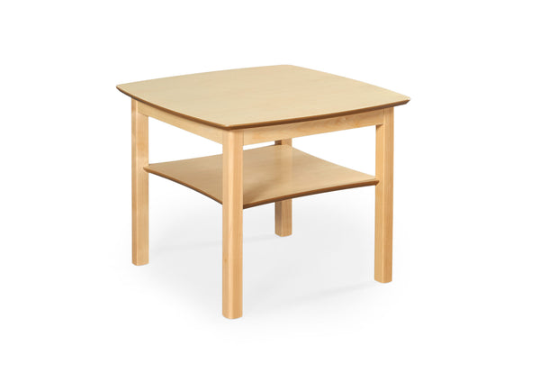 Marathon soffbord björk 70x70 cm