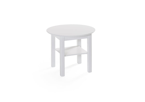 Marathon sidobord vitlack ∅ 55 cm