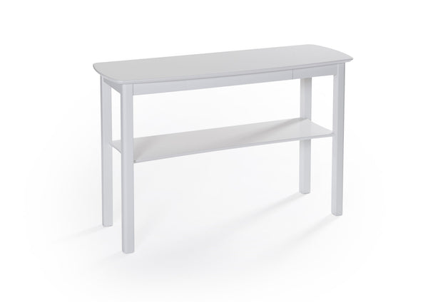 Marathon sidobord med låda vitlack 115x40 cm